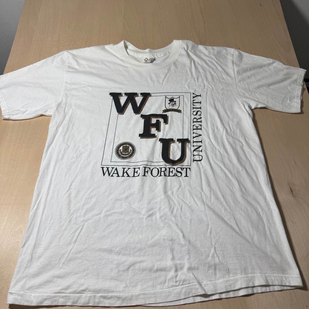 Vintage Single Stitch Wake Forest University Demon Deacons T Shirt‎ XX Large